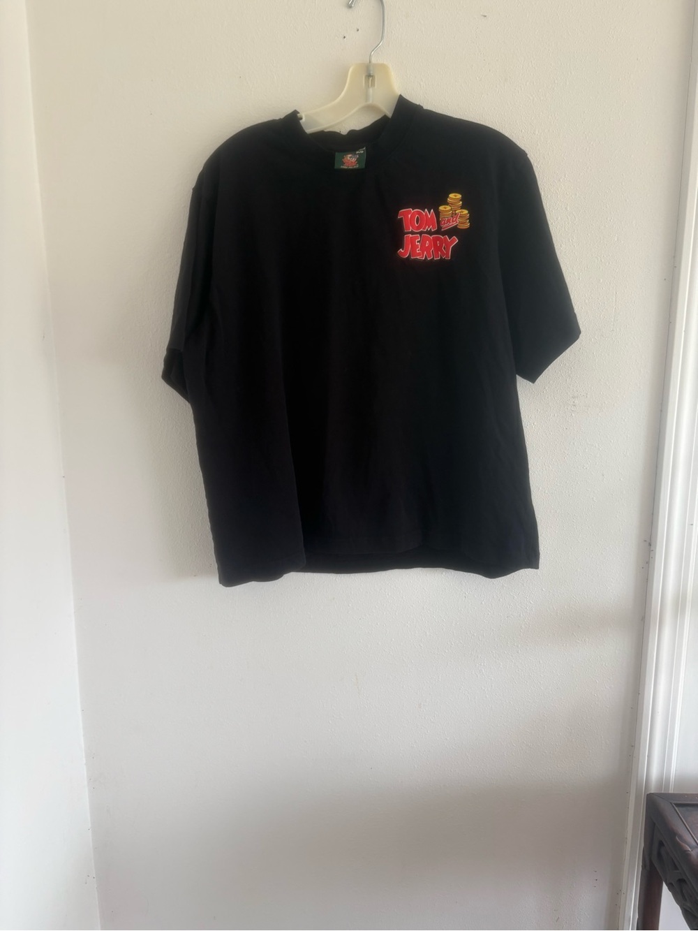 Tom and Jerry Black Graphic Tee - Unbranded